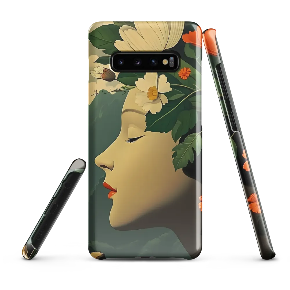 Harmony of Nature and Femininity | Phone Case |  S10 Plus | Snap Case | Glossy