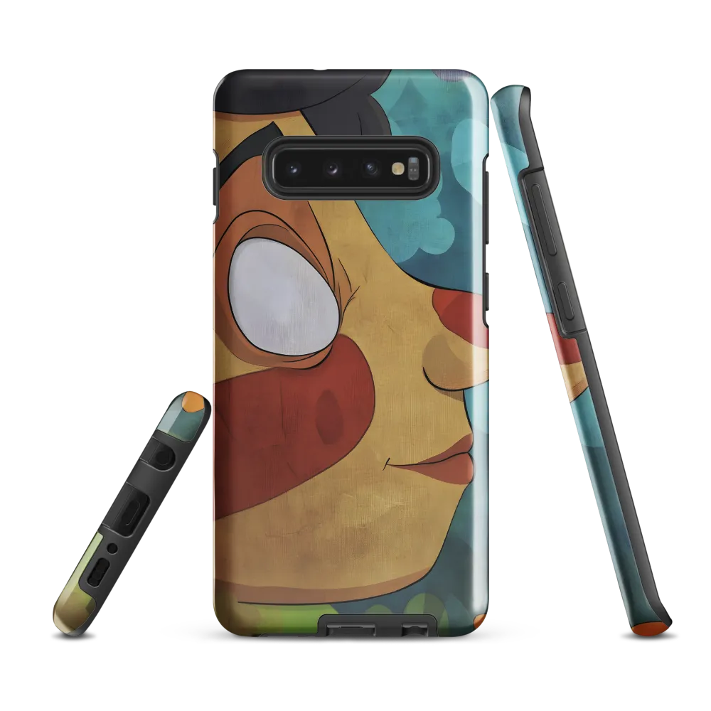 Playful Whimsy: A Character Portrait | Phone Case |  S10 Plus | Tough Case | Glossy