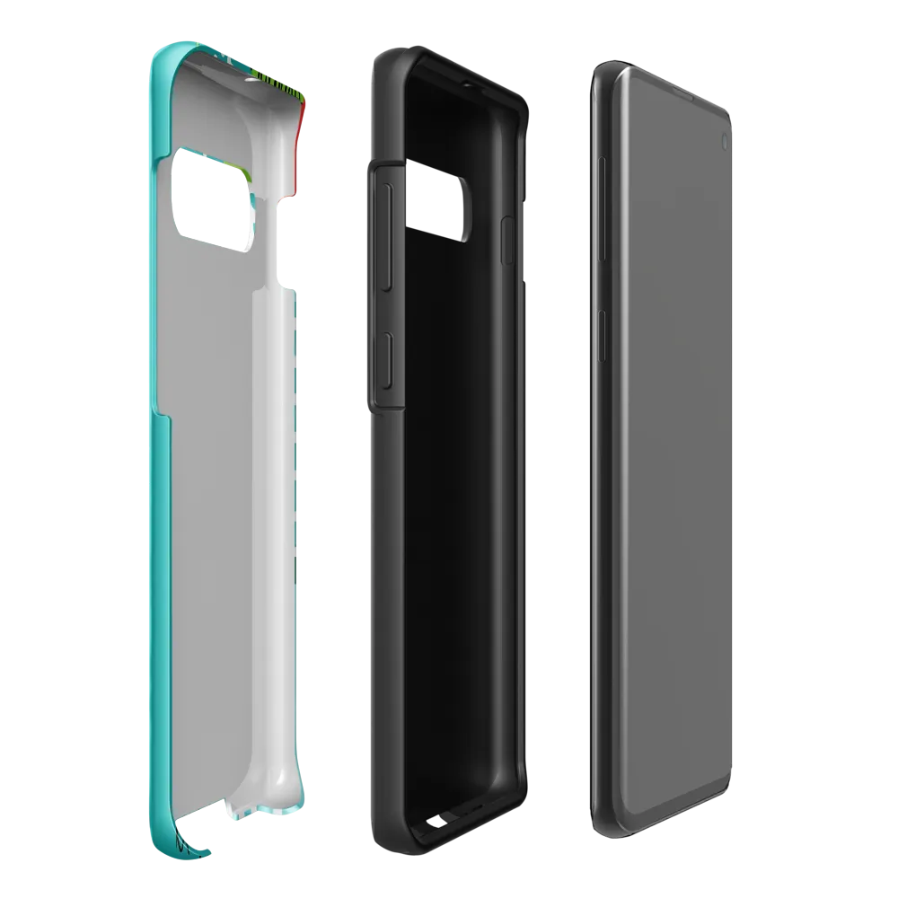 Dynamic Geometric Harmony | Phone Case |  S10 Plus | Tough Case | Glossy