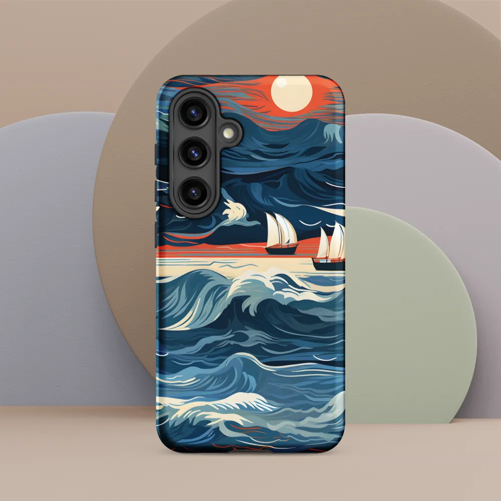 Ocean Whispers: A Voyage at Dusk