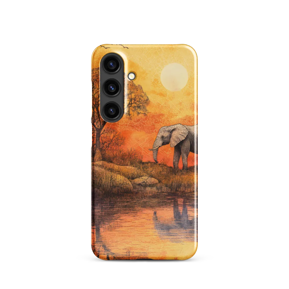 Elephant's Serenity at Dusk