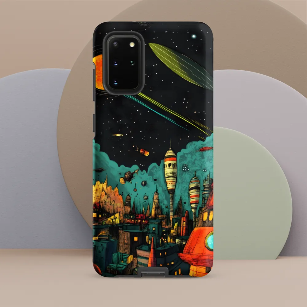 Galactic Cityscape: A Journey Through Imagination