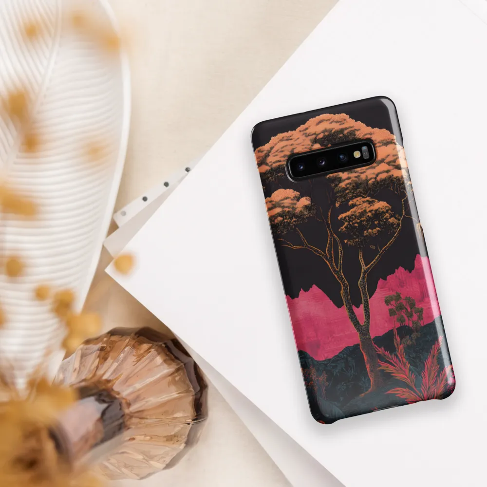 Ethereal Flora: The Enchanted Tree | Phone Case |  S10 Plus | Snap Case | Glossy