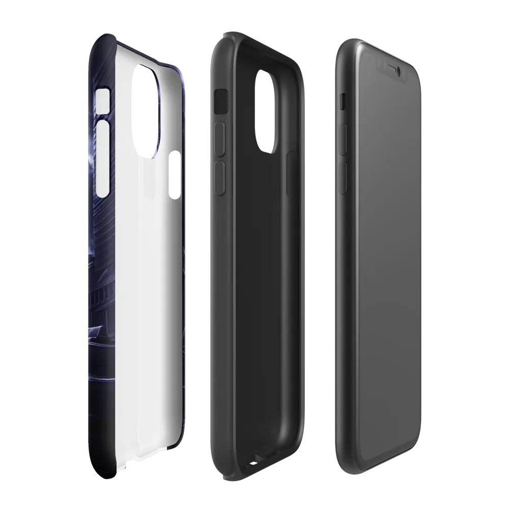 Stormy Cityscape: Shadows of the Night | Phone Case |  11 | Tough Case | Matte