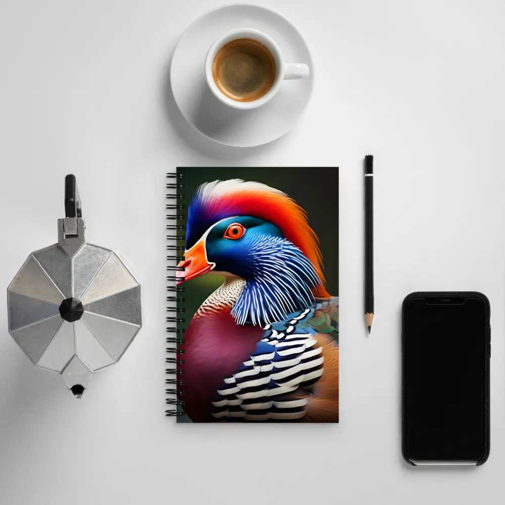 The Majestic Mandarin | Spiral Notebook