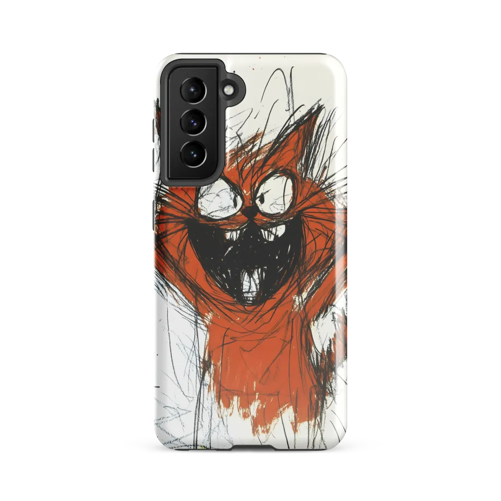 Joyful Cat Creation | Phone Case |  S21 FE | Tough Case | Glossy