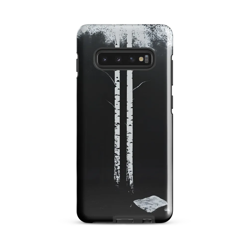 Ethereal Trees in Monochrome | Phone Case |  S10 Plus | Tough Case | Glossy