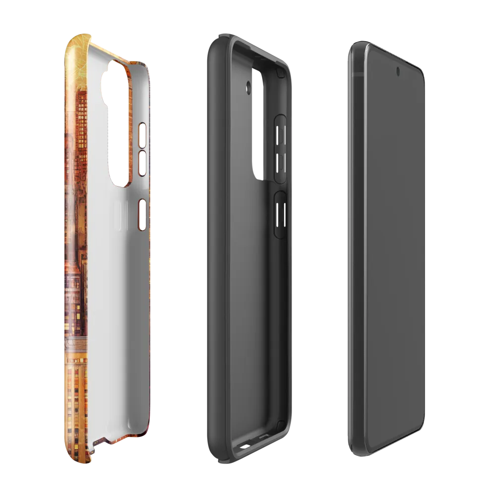 Golden Hour Over the City | Phone Case |  S21 FE | Tough Case | Glossy