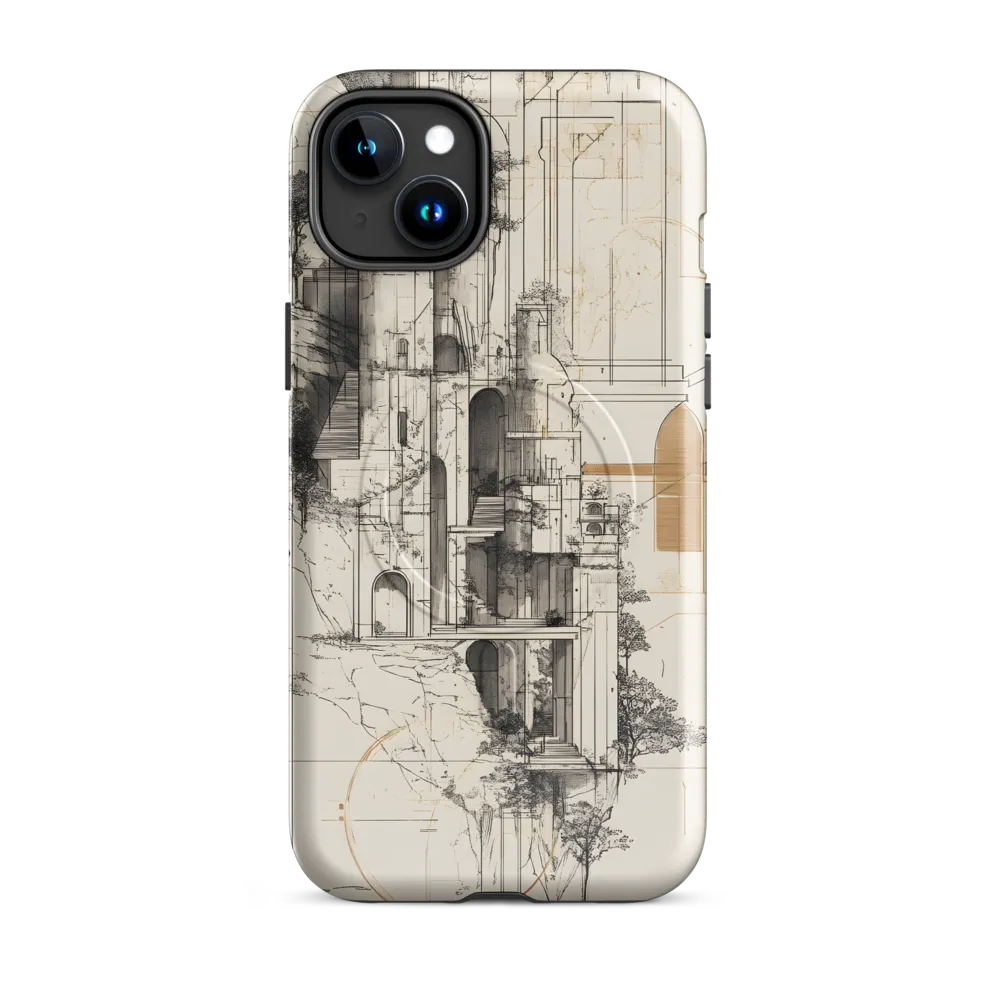 Ethereal Architectures | Phone Case |  15 Plus | MagSafe® Tough Case | Glossy