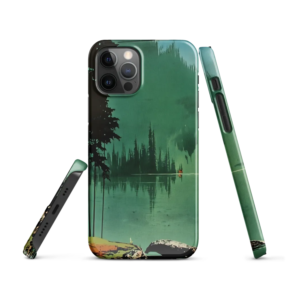 Serenity Reflected: A Tranquil Lake Scene