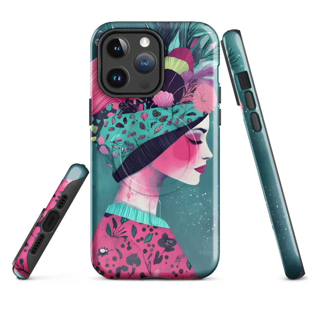 Whimsical Floral Portrait