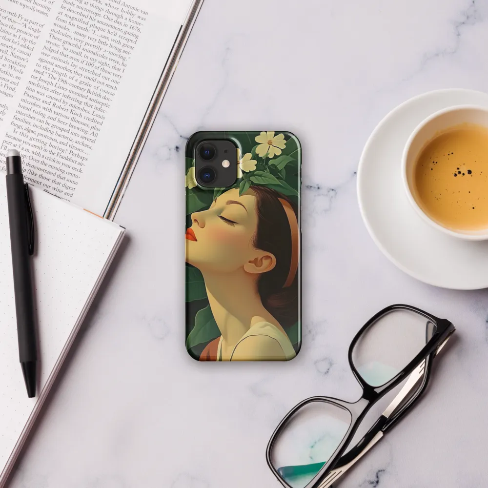 Serenity in Bloom | Phone Case |  12 Mini | Snap Case | Glossy