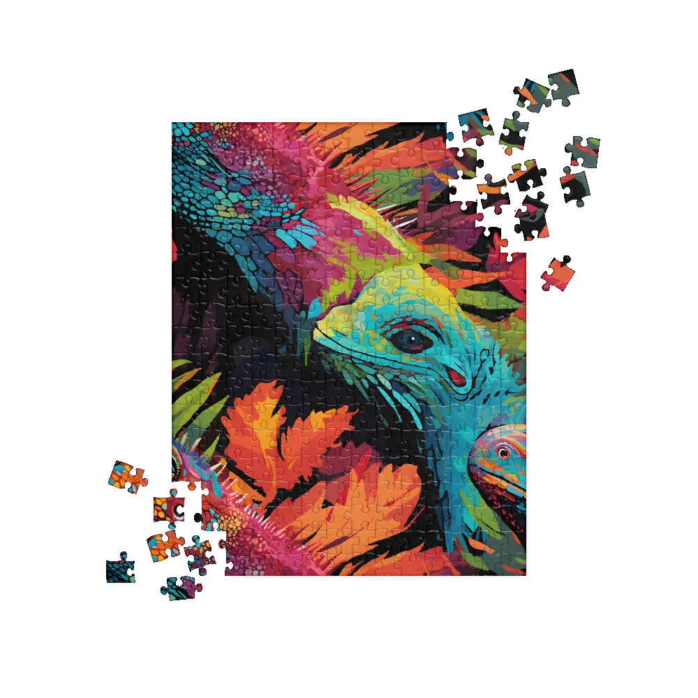 Vibrant Reptilian Harmony
