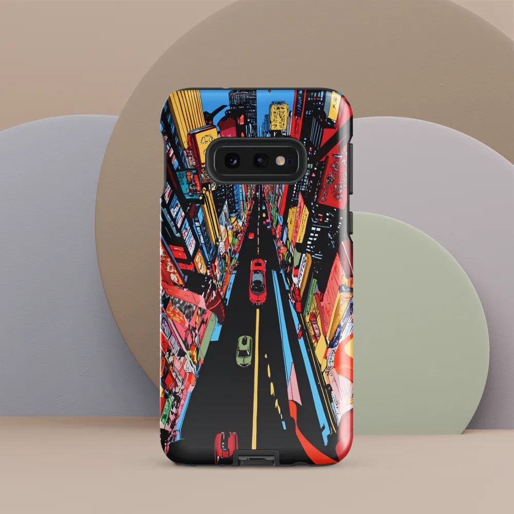 Urban Symphony: A Bird's-Eye View of Life | Phone Case |  S10e | Tough Case | Glossy