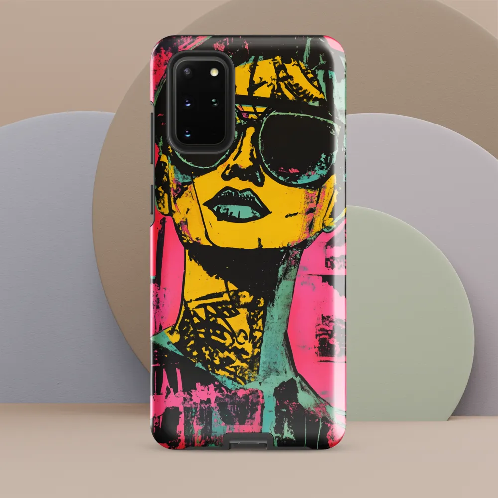 Confident Portrait in Neon Colors