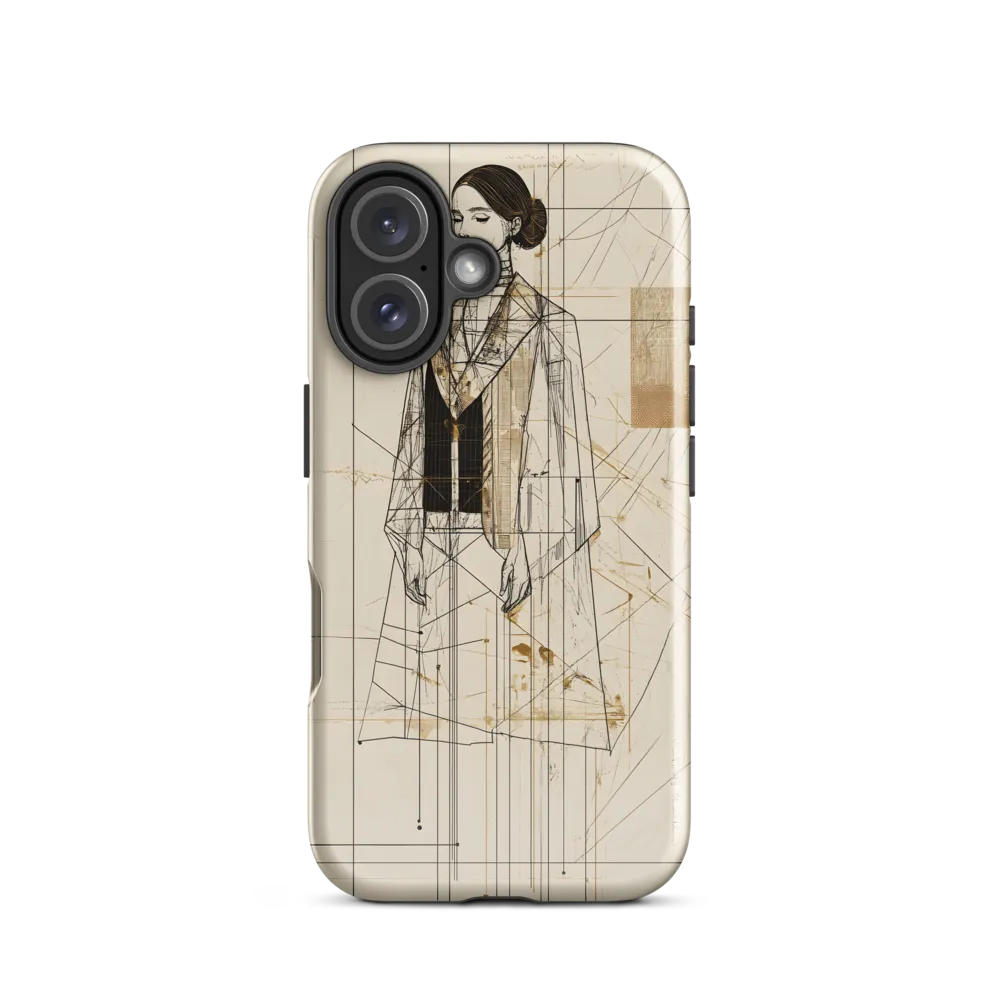 Elegance in Lines | Phone Case |  16 | Tough Case | Glossy