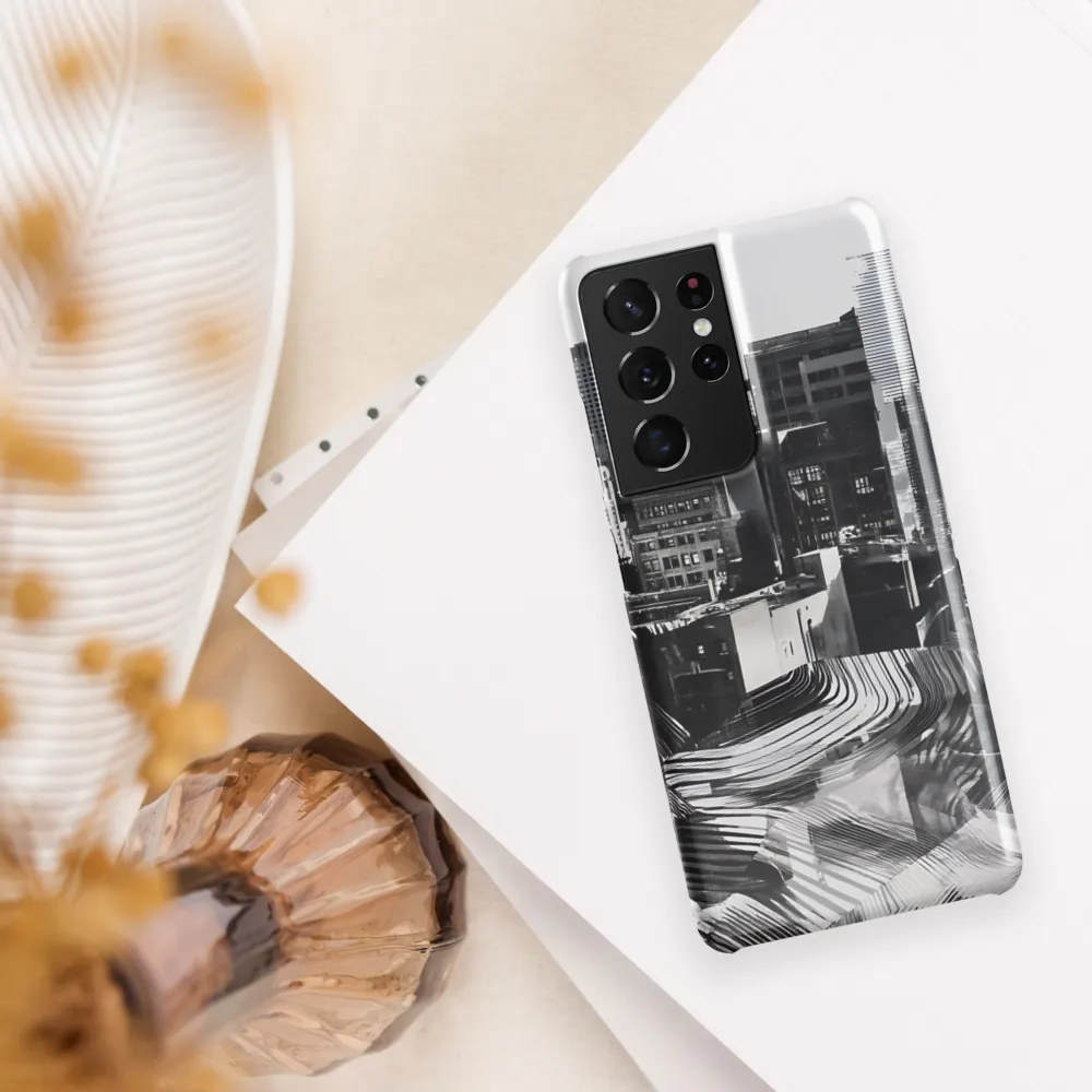 Urban Rhythm in Black and White | Phone Case |  S21 Ultra | Snap Case | Glossy