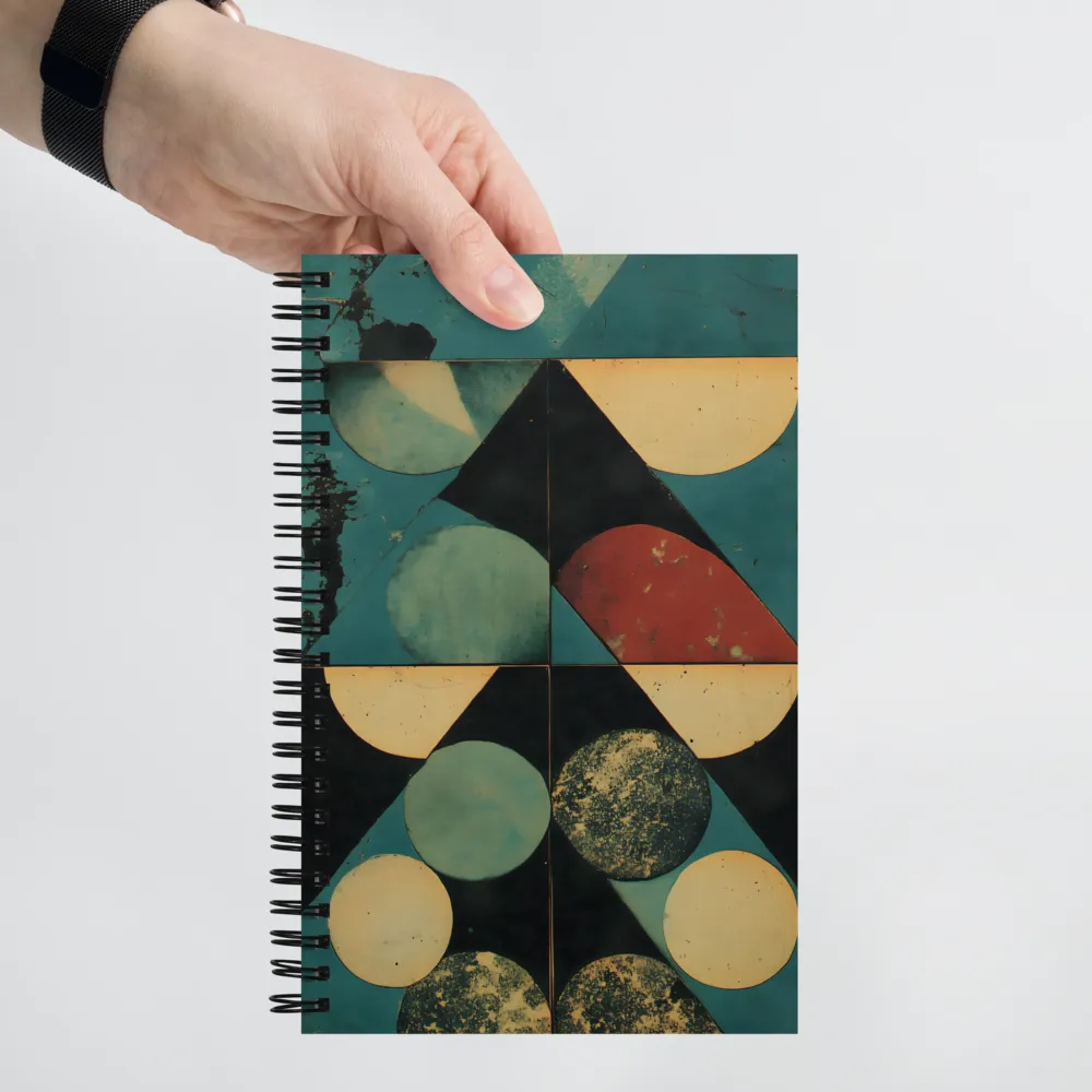 Geometric Harmony | Spiral Notebook