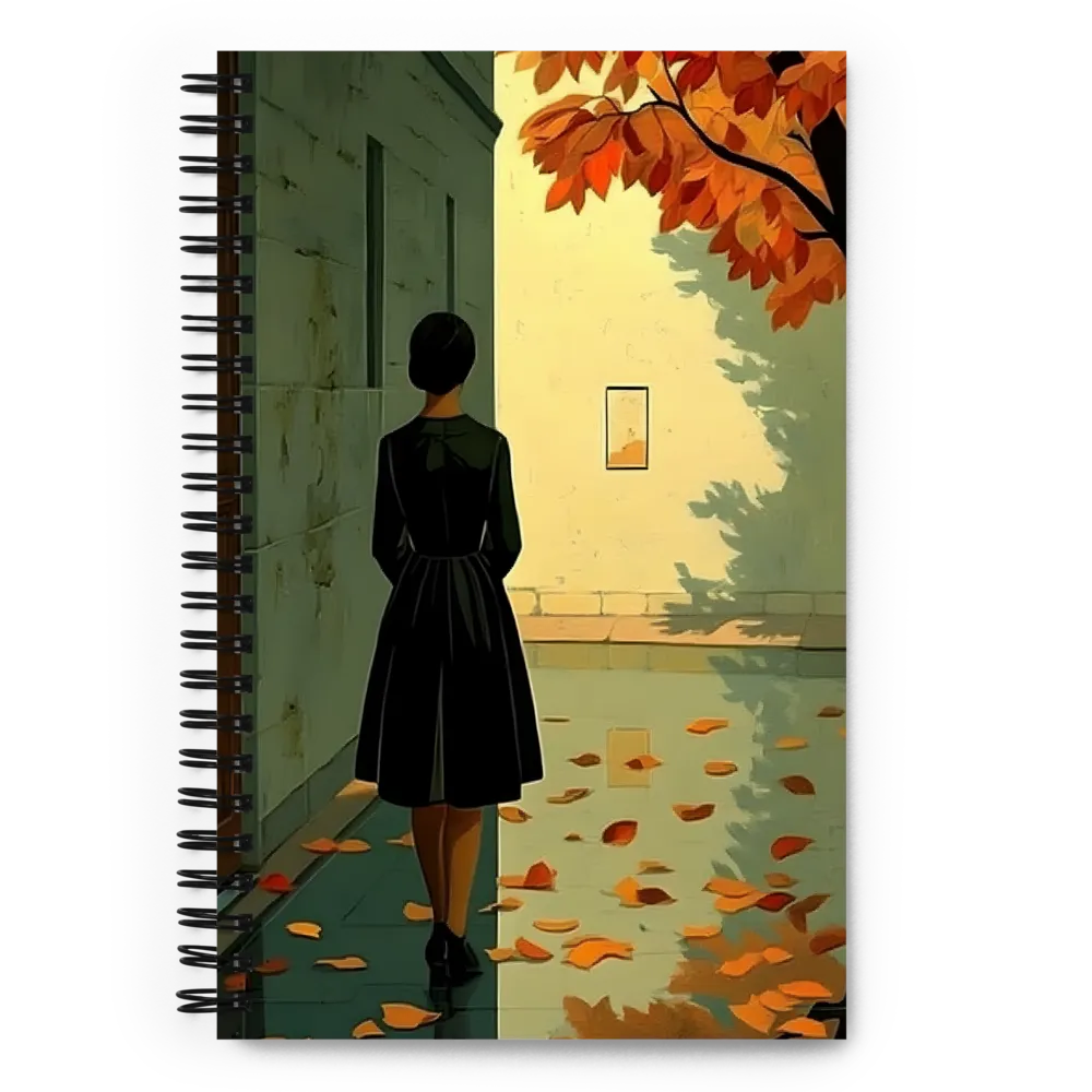 Solitude in Autumn | Spiral Notebook