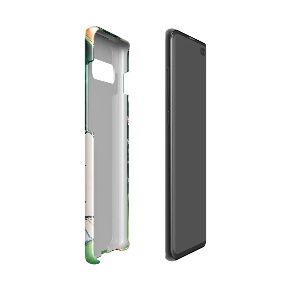 Silent Sorrow | Phone Case |  S10 | Snap Case | Glossy