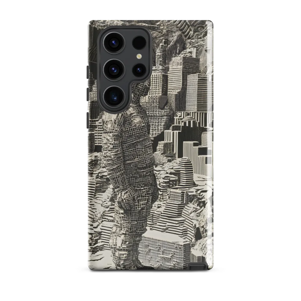 Contemplation in an Abstract Landscape | Phone Case |  S23 Ultra | Tough Case | Glossy