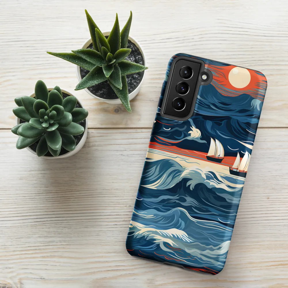 Ocean Whispers: A Voyage at Dusk
