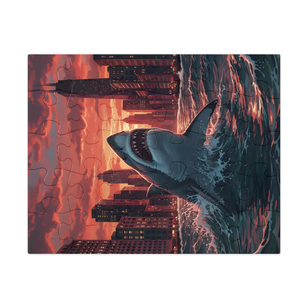 Urban Jaws 
 Jigsaw Puzzle in Tin Box