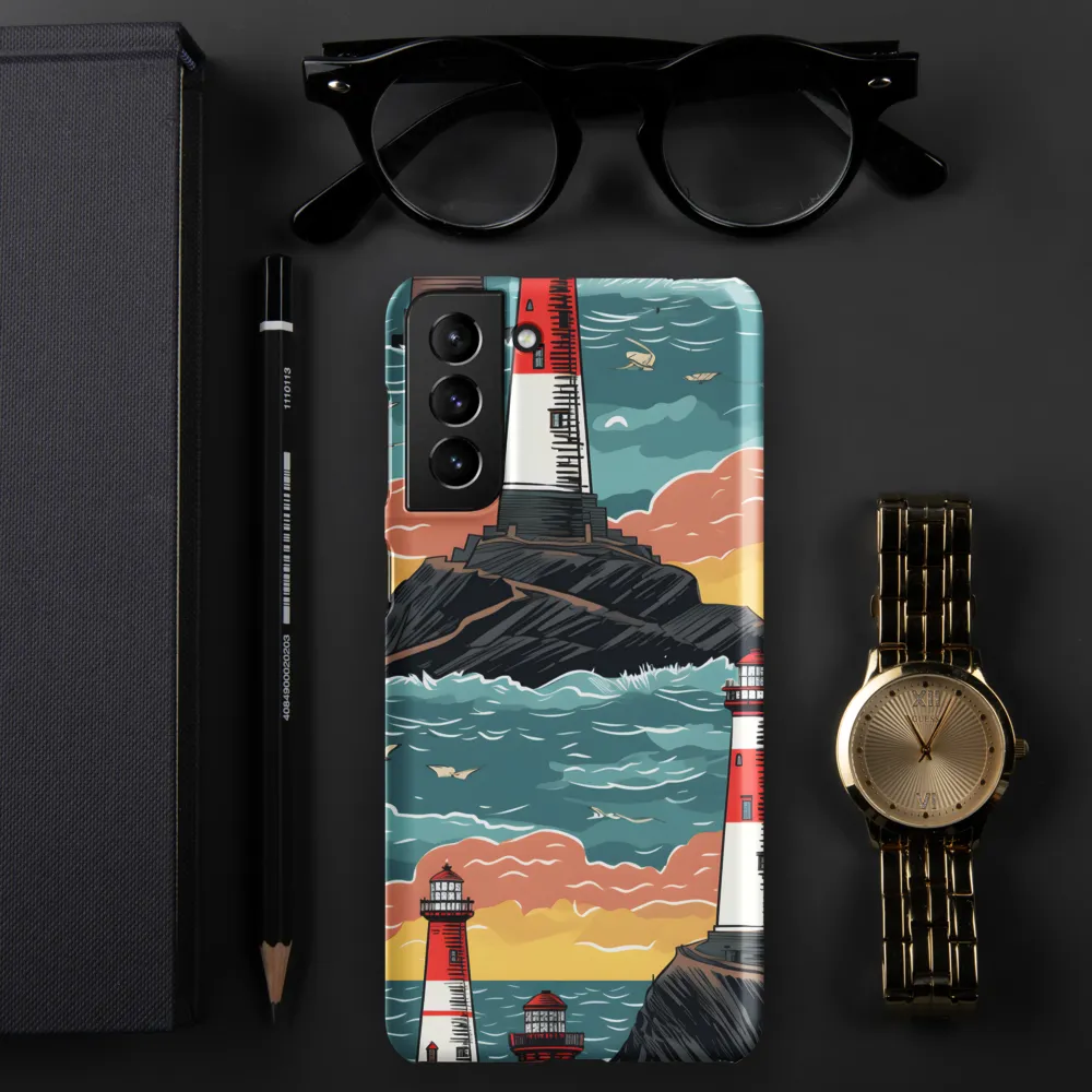 Lighthouses in a Whimsical Ocean