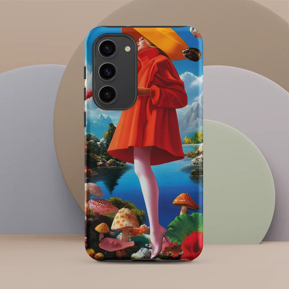 Dreamscape in Orange and Blue