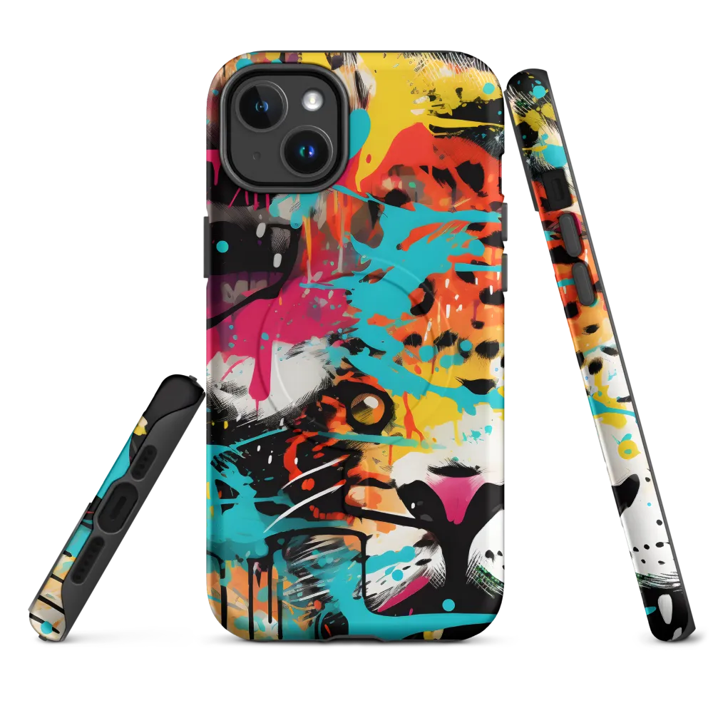 Fierce Fusion: Tiger and Lion in Graffiti