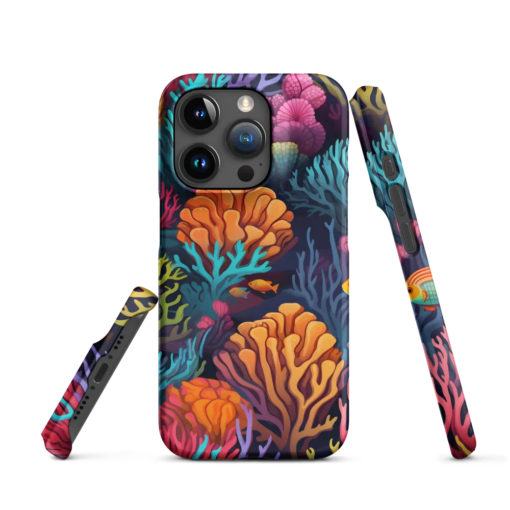 Underwater Harmony: A Coral Reef Wonderland | Phone Case |  15 Pro | Snap Case | Matte