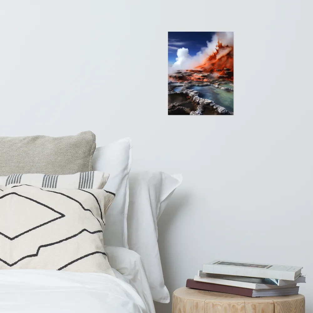 Nature's Fury: The Volcano's Expression | Poster | 11″×14″