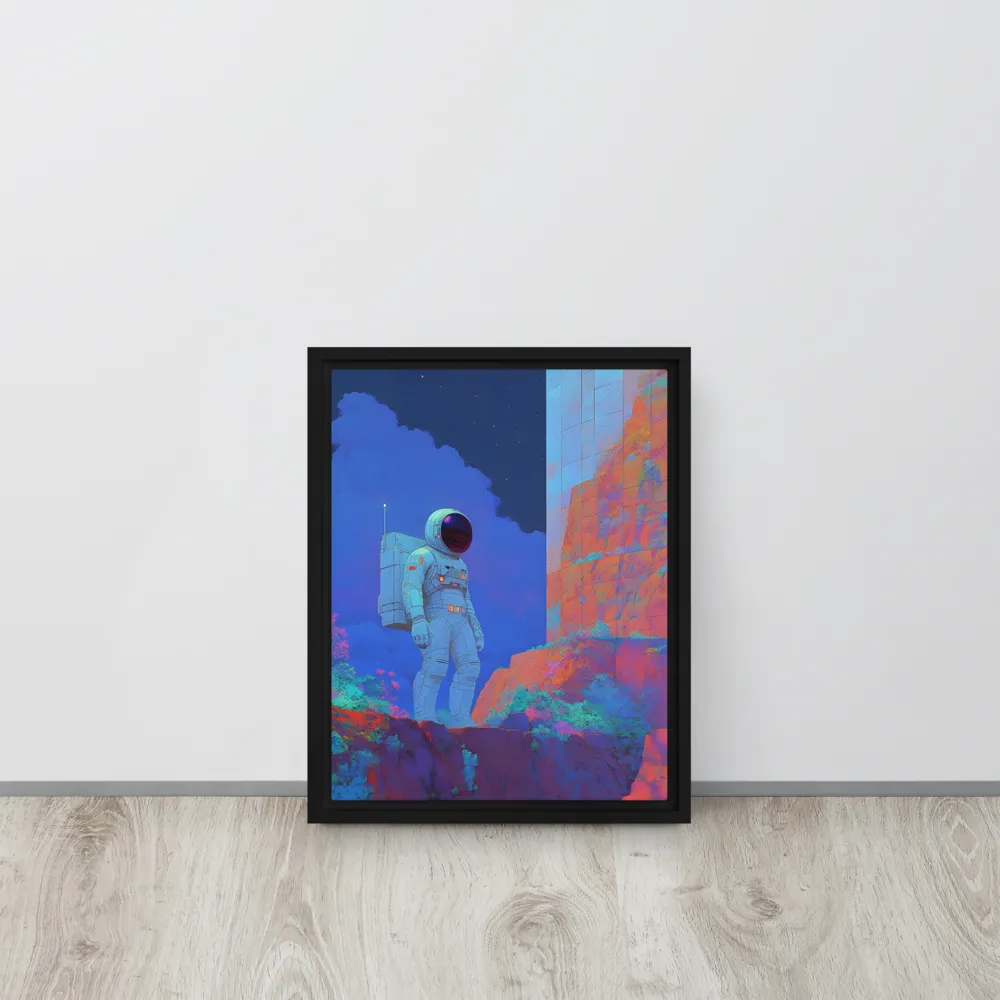 Interstellar Reflections | Canvas with Black Frame | 11″×14″