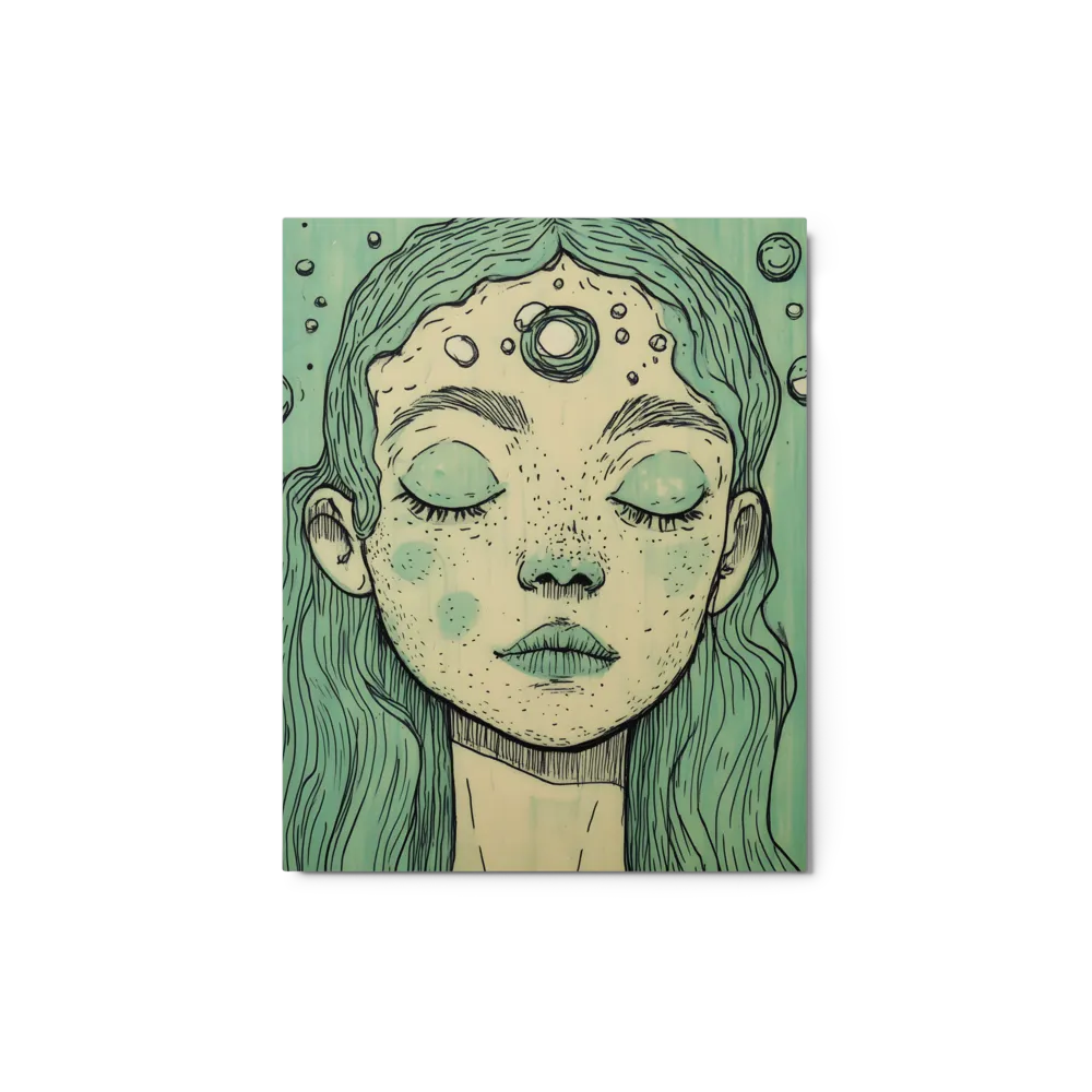 Beneath the Surface | Metal Print | 8″×10″