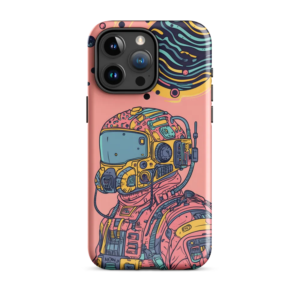 Exploration Beyond: A Digital Astronaut | Phone Case |  15 Pro Max | Tough Case | Glossy