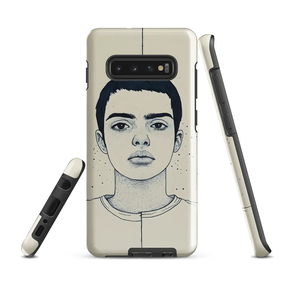 Embodying Serenity: A Contemporary Portrait | Phone Case |  S10 Plus | Tough Case | Glossy