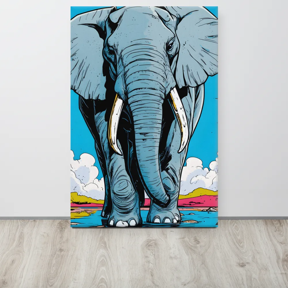 Majestic Presence: The Elephant | Canvas | 24″×36″