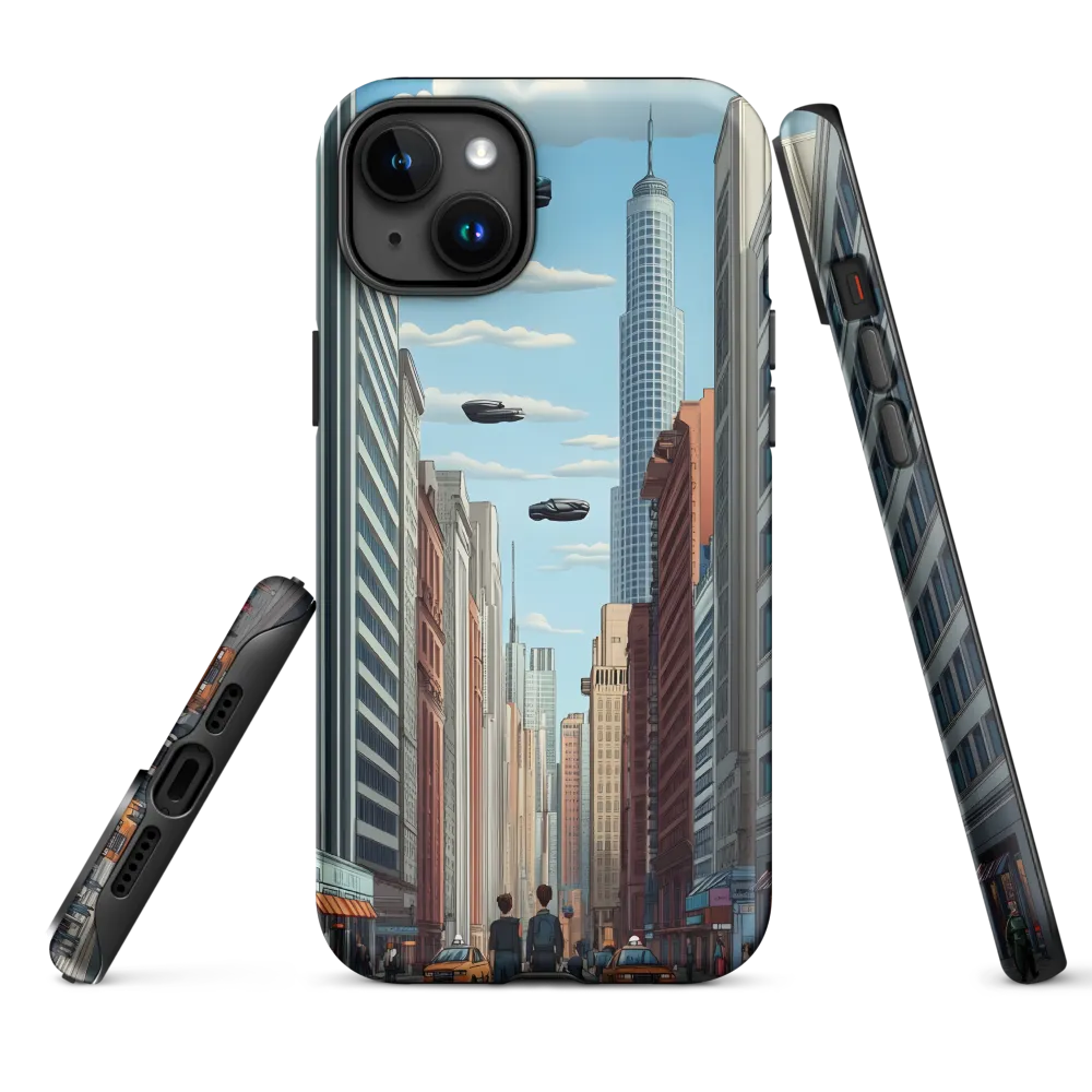Futuristic Stroll through the Urban Skyline