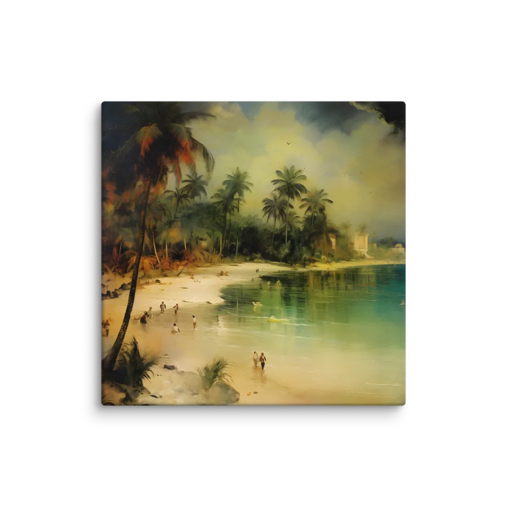 Elysian Shores at Dusk | Canvas | 32″×32″