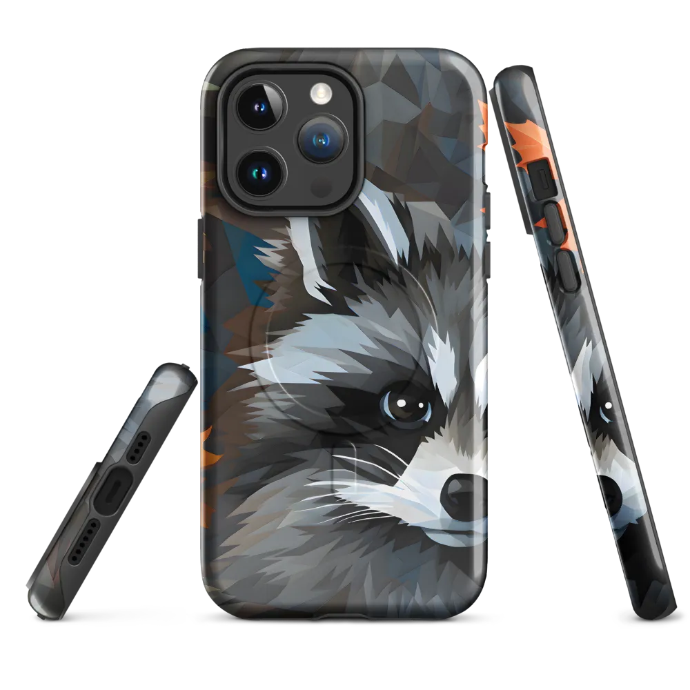 Whispers of Autumn: The Raccoon's Gaze