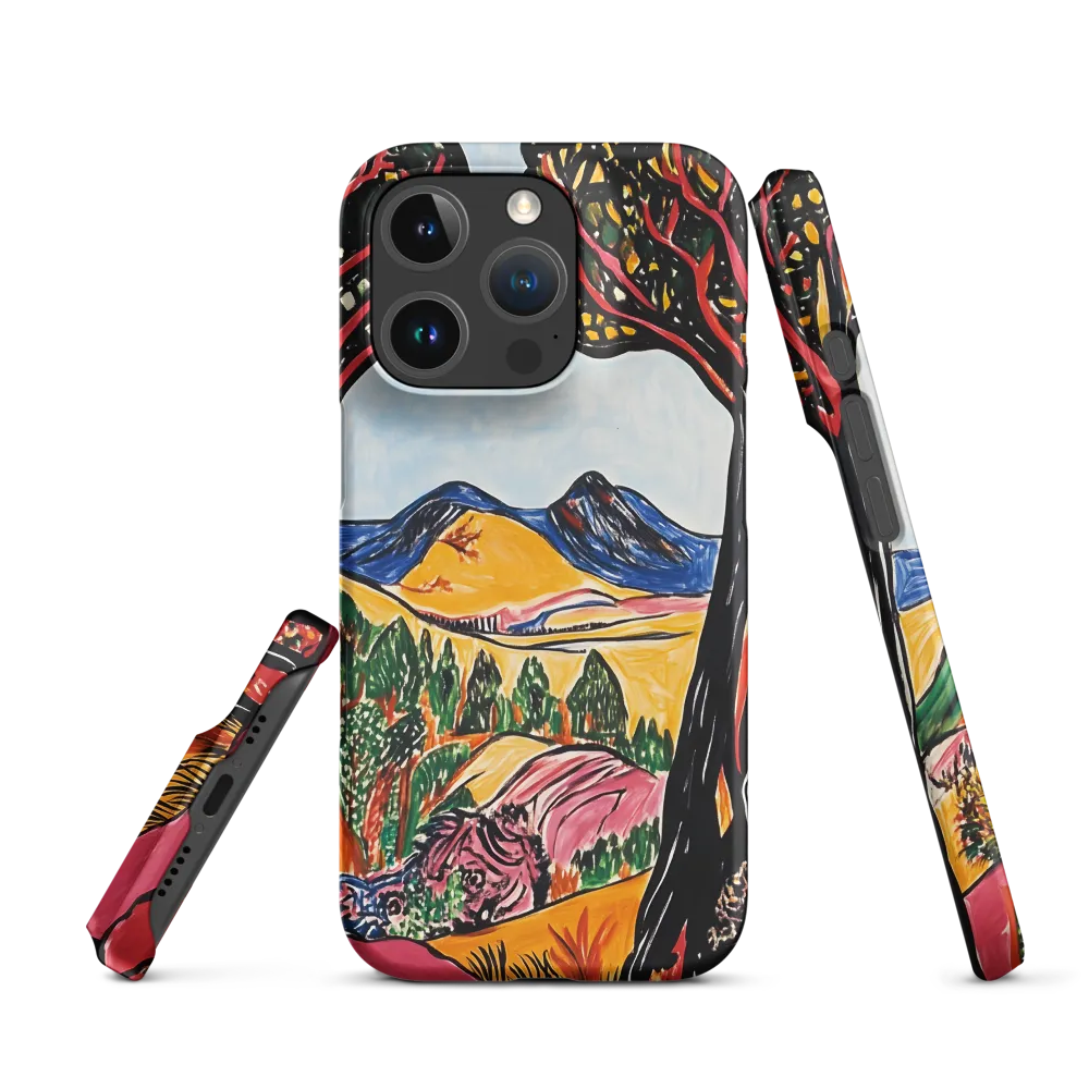 Vibrant Nature's Embrace | Phone Case |  16 Pro | Snap Case | Matte