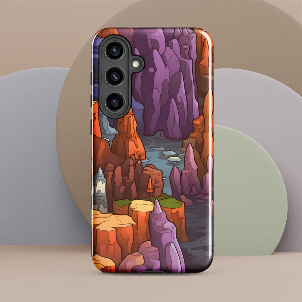 Vibrant Rockscape: A Digital Odyssey