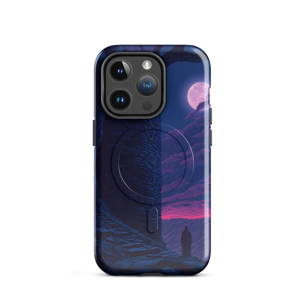 Moonlit Solitude | Phone Case |  14 Pro | MagSafe® Tough Case | Glossy
