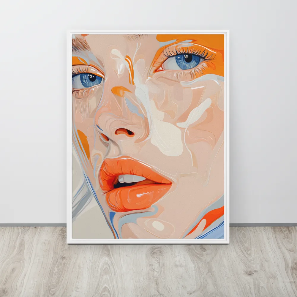 Ethereal Expressions | Canvas with White Frame | 24″×32″