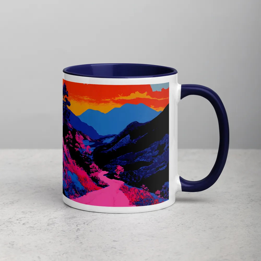 Vibrant Pop Art Landscape | Mug