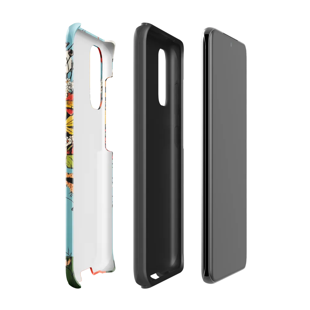 Whimsical Bloom | Phone Case |  S20 | Tough Case | Glossy