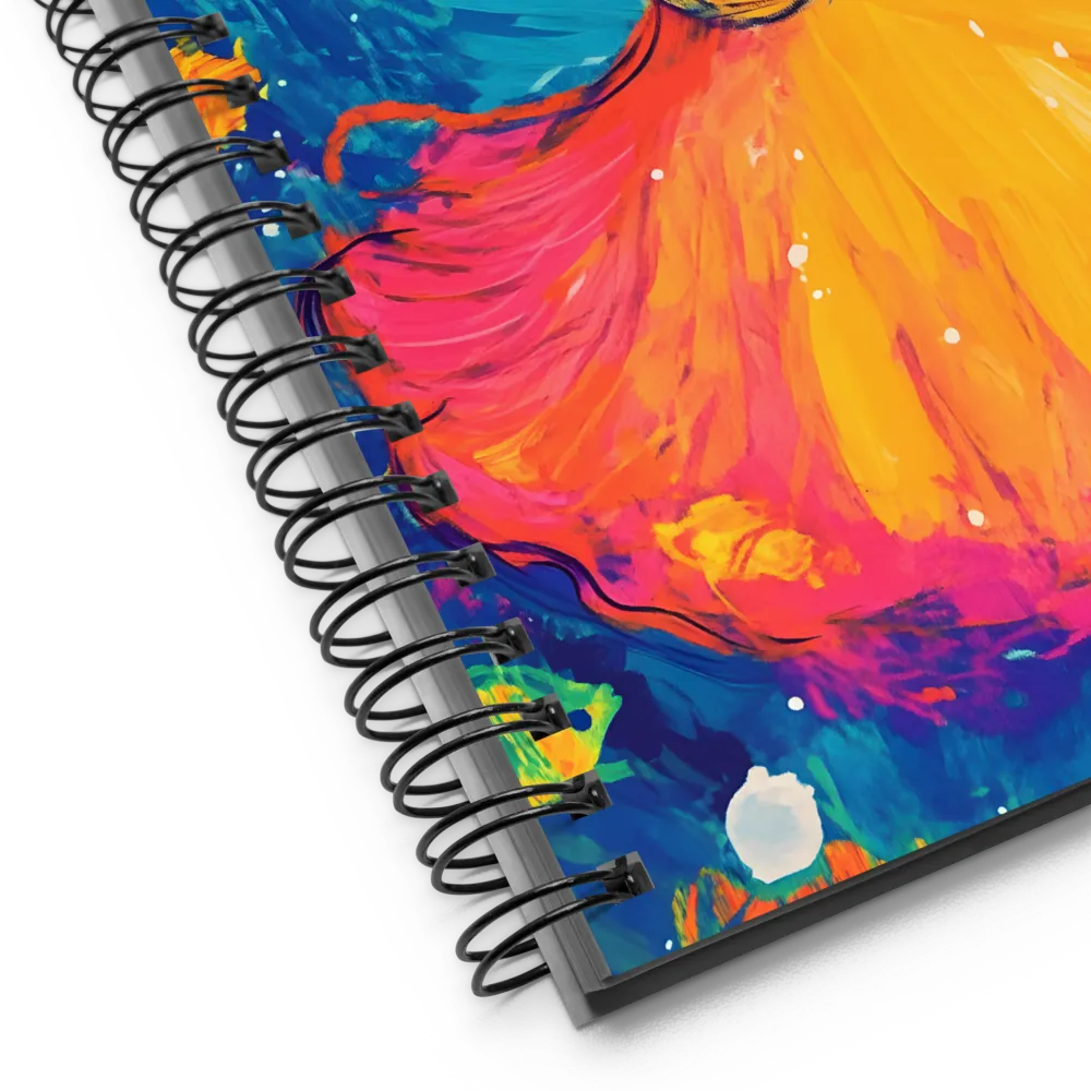 Dancing Through the Waves | Spiral Notebook