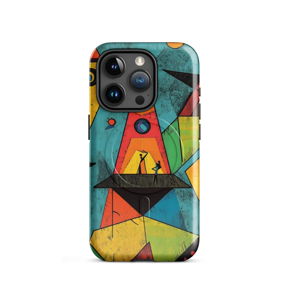 The Playful Encounter | Phone Case |  15 Pro | MagSafe® Tough Case | Glossy