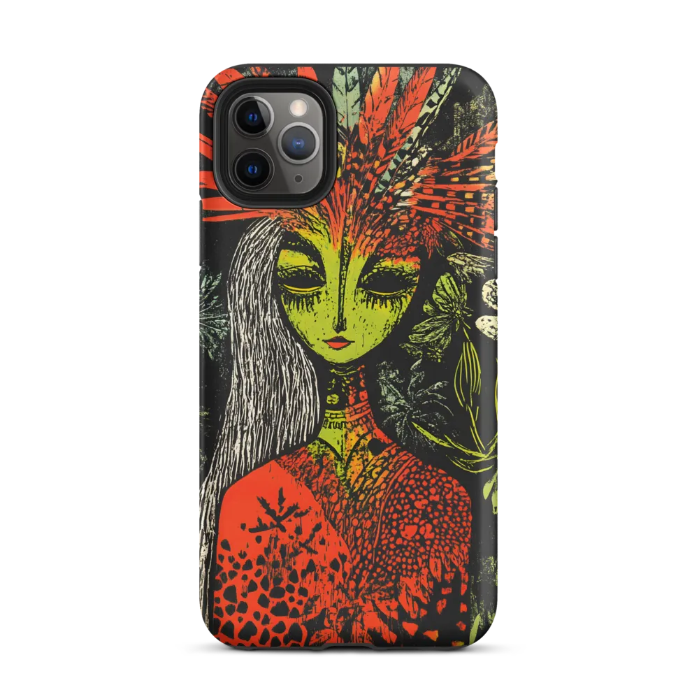 Mystical Flora: A Surreal Portrait