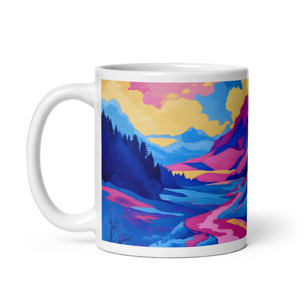 Dreamscape: The Serene River | Mug with White inside | 11 oz